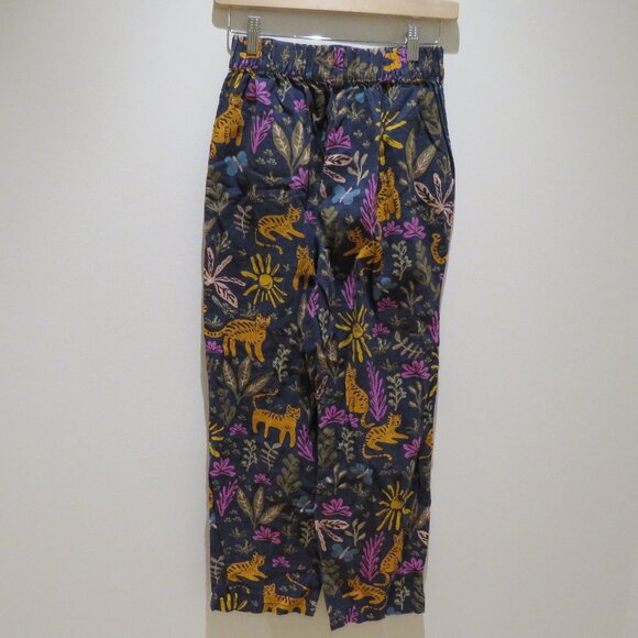 PRINCESS HIGHWAY X MODCLOTH Linen Blend Tiger Print Cropped Pull On Pants Size S - Picture 9 of 13